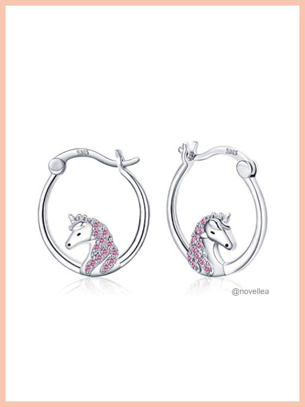 Hypoallergenic Animal Hoop Earrings for Women 925 Sterling Silver Huggie